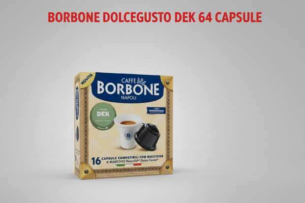Borbone Dolce Gusto Dek 64 - Capsule Caffè & Dolci