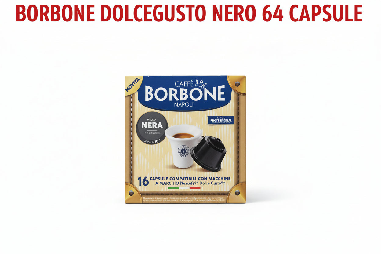 Borbone Dolce Gusto Nero 16 - Capsule Caffè & Dolci