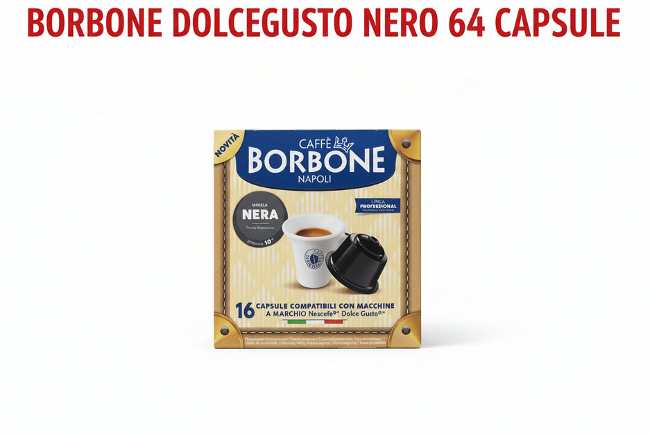 Borbone Dolce Gusto Nero 16 - Capsule Caffè & Dolci