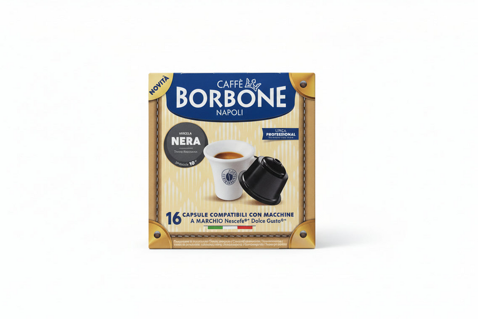 Borbone Dolce Gusto Nero 16 - Capsule Caffè & Dolci