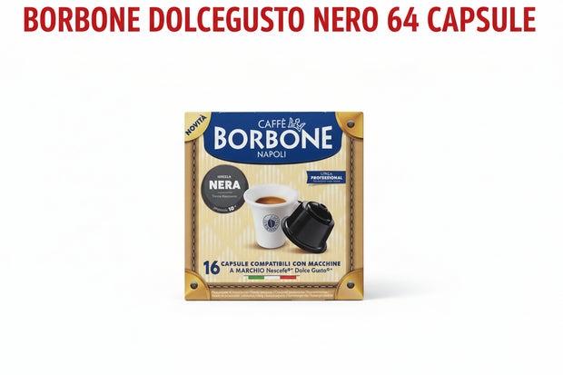 Borbone Dolce Gusto Nero 16 - Capsule Caffè & Dolci