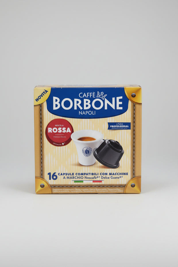 Borbone Dolce Gusto Rosso 16 - Capsule Caffè & Dolci