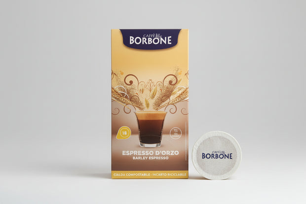 Borbone Cialda Orzo coffee capsule from Capsule Caffè & Dolci, showing a single coffee pod with branding and label details.
