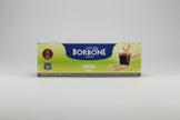 Borbone Lavazza Espresso Point Orzo coffee capsules by Capsule Caffè & Dolci, showing a row of brown capsules on a white background.