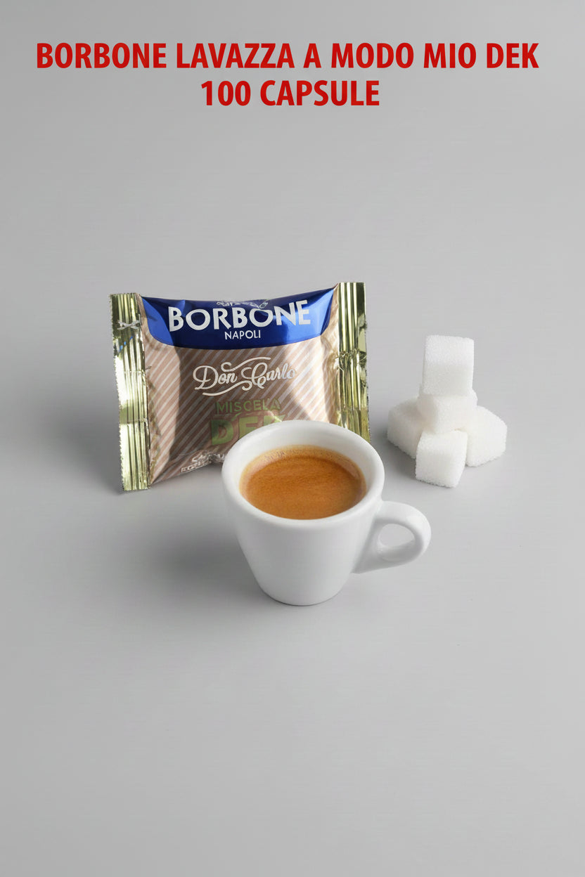 Borbone Lavazza A Modo Mio Dek 100 - Capsule Caffè & Dolci
