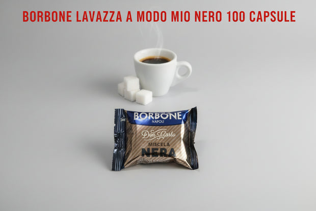 Borbone Lavazza A Modo Mio Nero 100 - Capsule Caffè & Dolci