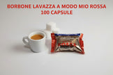 Borbone Lavazza A Modo Mio Rossa 100 - Capsule Caffè & Dolci