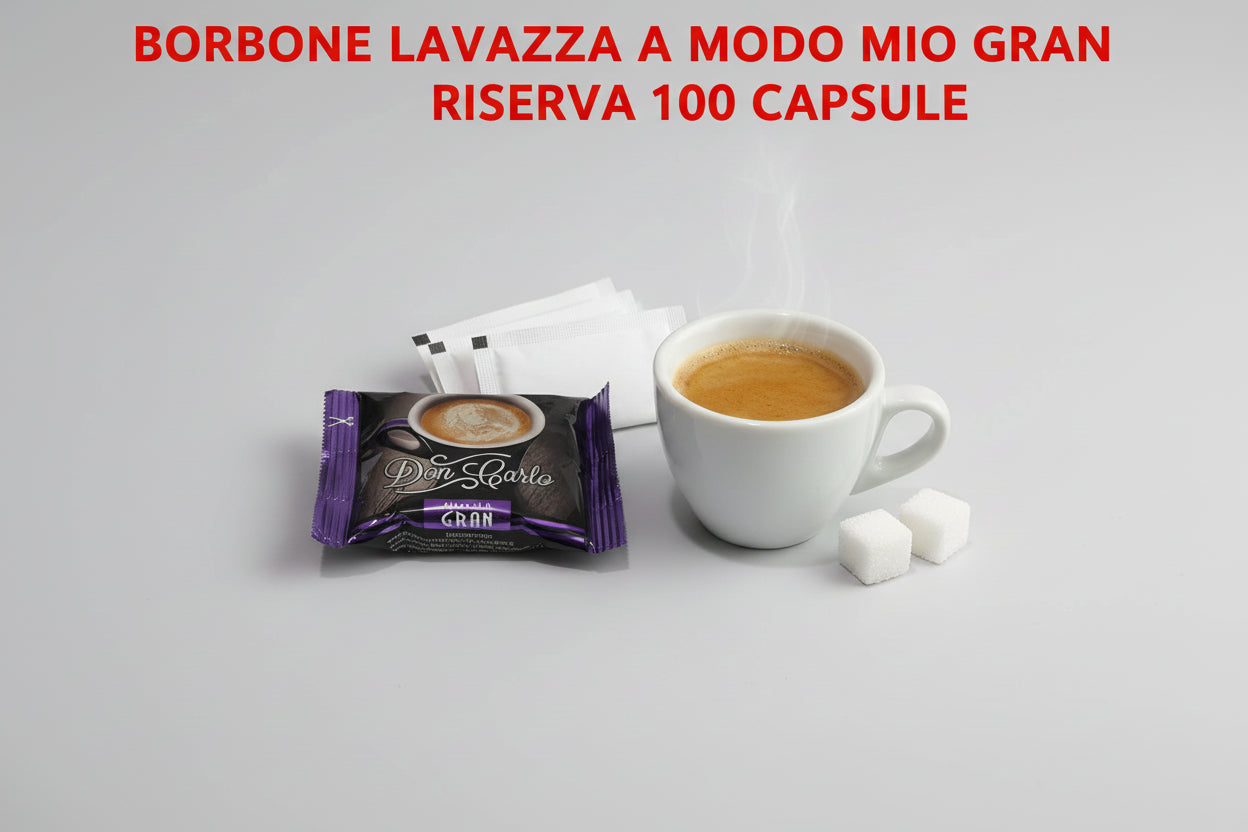 Borbone Lavazza A Modo Mio Gran Riserva 100 - Capsule Caffè & Dolci