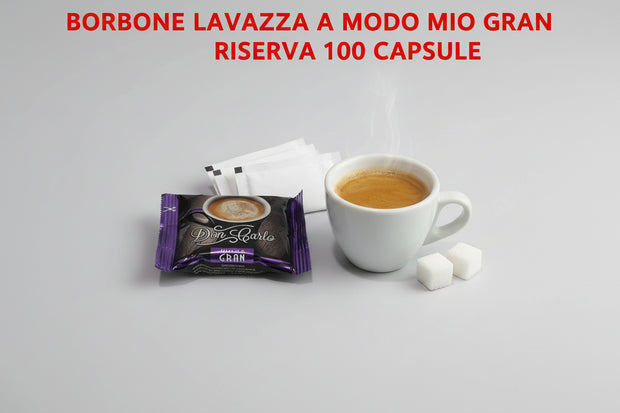 Borbone Lavazza A Modo Mio Gran Riserva 100 - Capsule Caffè & Dolci