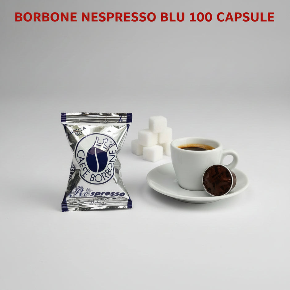Borbone Nespresso Blu 100 - Capsule Caffè & Dolci