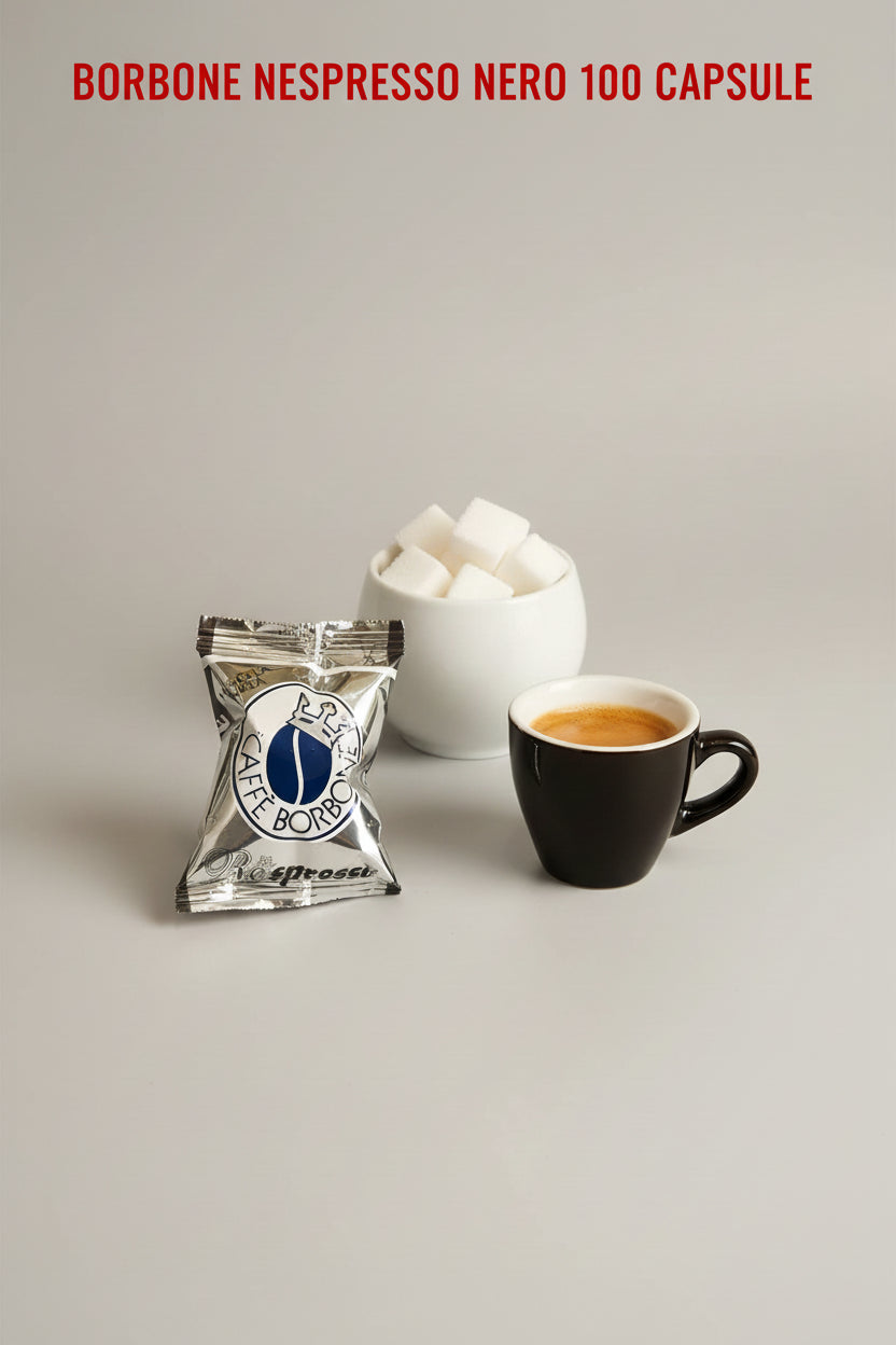 Borbone Nespresso Nero 100 - Capsule Caffè & Dolci