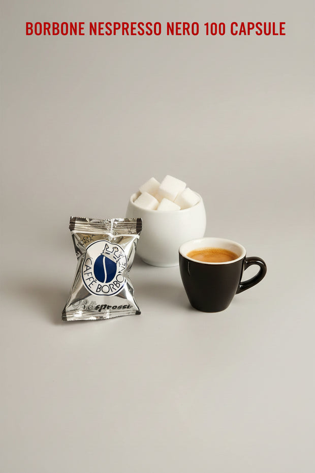 Borbone Nespresso Nero 100 - Capsule Caffè & Dolci