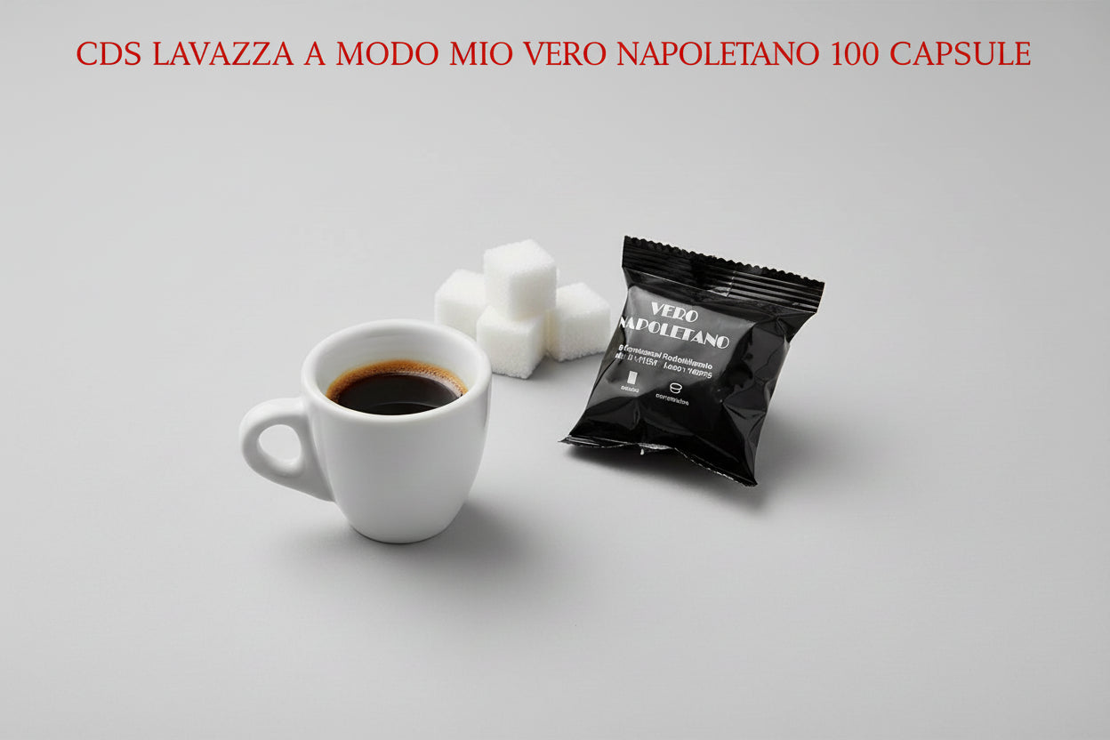 Caffè di Saronno Lavazza A Modo Mio Vero Napoletano 100 - Capsule Caffè & Dolci