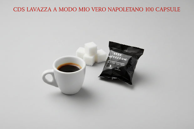 Caffè di Saronno Lavazza A Modo Mio Vero Napoletano 100 - Capsule Caffè & Dolci