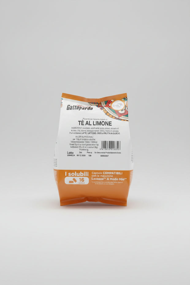 Gattopardo Lavazza A Modo Mio The al Limone - Capsule Caffè & Dolci