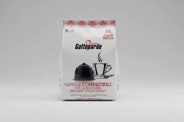 Gattopardo Dolce Gusto Gusto Ricco 16 - Capsule Caffè & Dolci