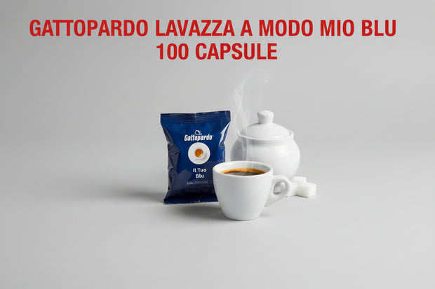 Gattopardo Lavazza A Modo Mio Blu 100 - Capsule Caffè & Dolci