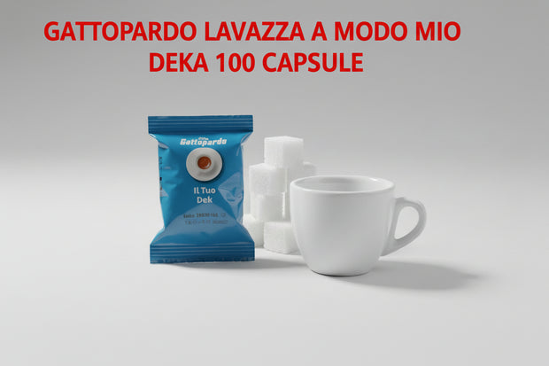 Gattopardo Lavazza A Modo Mio Dek 100 - Capsule Caffè & Dolci