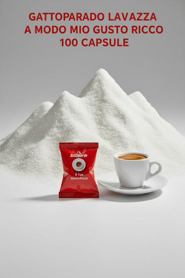 Gattopardo Lavazza A Modo Mio Gusto Ricco 100 - Capsule Caffè & Dolci