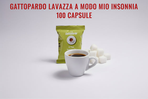 Gattopardo Lavazza A Modo Mio Insonnia 100 - Capsule Caffè & Dolci