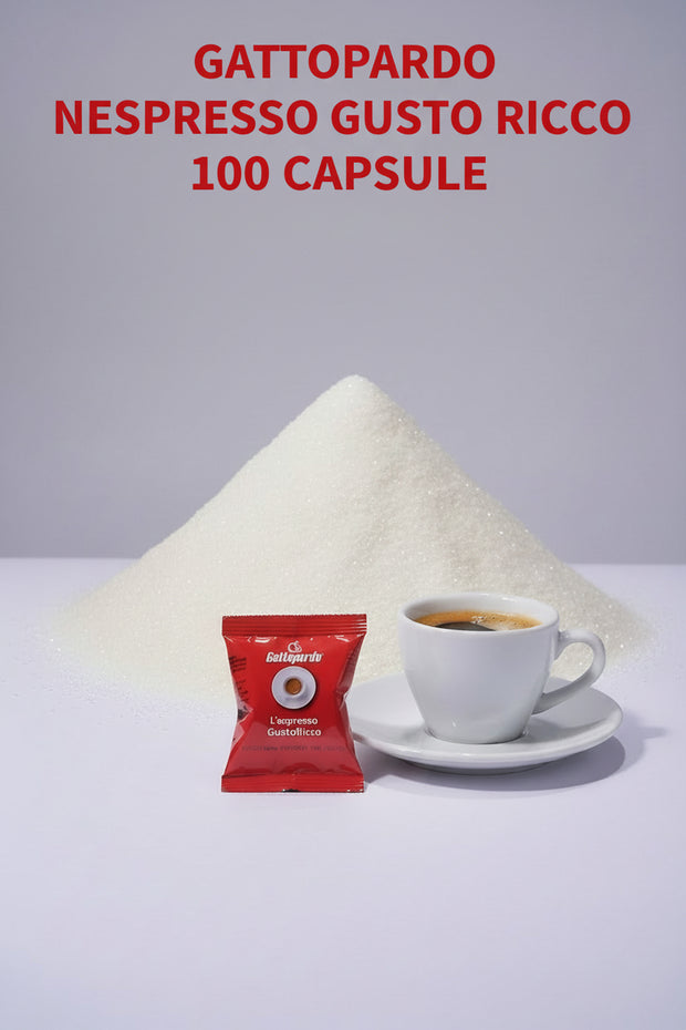 Gattopardo Nespresso Gusto Ricco 100 - Capsule Caffè & Dolci