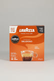 Lavazza A Modo Mio Delizioso 36 coffee capsules from Capsule Caffè & Dolci, arranged in a box for espresso brewing.