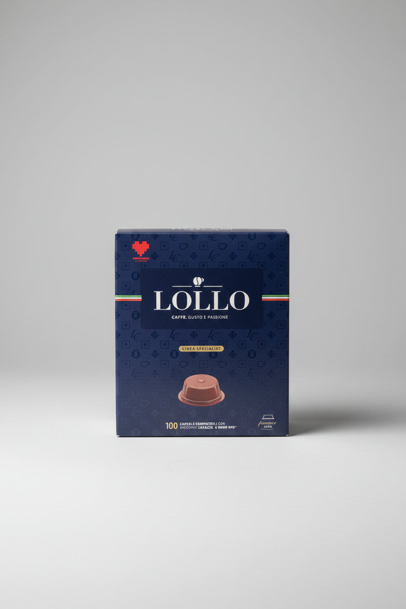 Lollo Caffè Lavazza A Modo Mio Argento 100