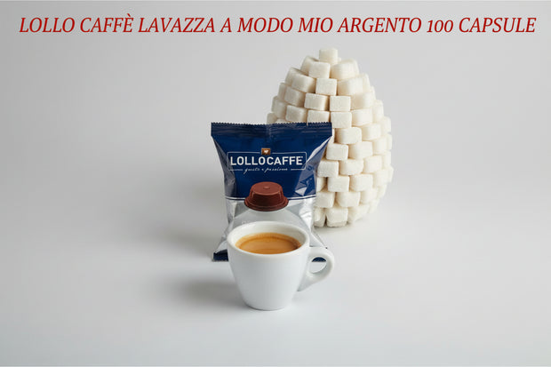 Lollo Caffè Lavazza A Modo Mio Argento 100 - Capsule Caffè & Dolci