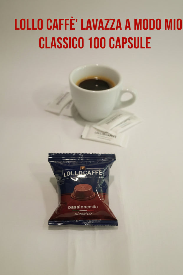 Lollo Caffè Lavazza A Modo Mio Classica 100 - Capsule Caffè & Dolci
