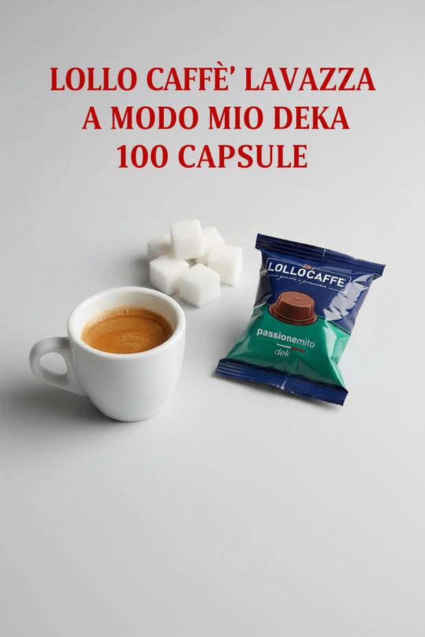 Lollo Caffè Lavazza A Modo Mio Dek 100 - Capsule Caffè & Dolci