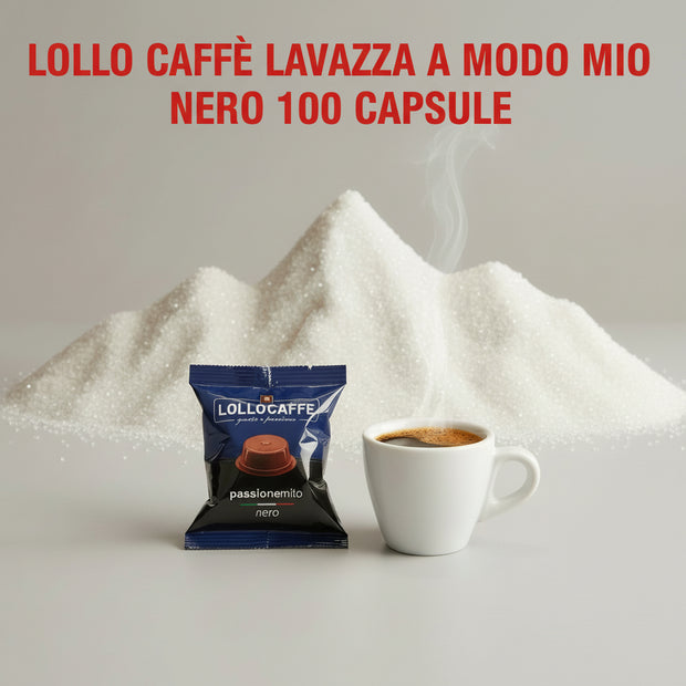 Lollo Caffè Lavazza A Modo Mio Nero 100 - Capsule Caffè & Dolci