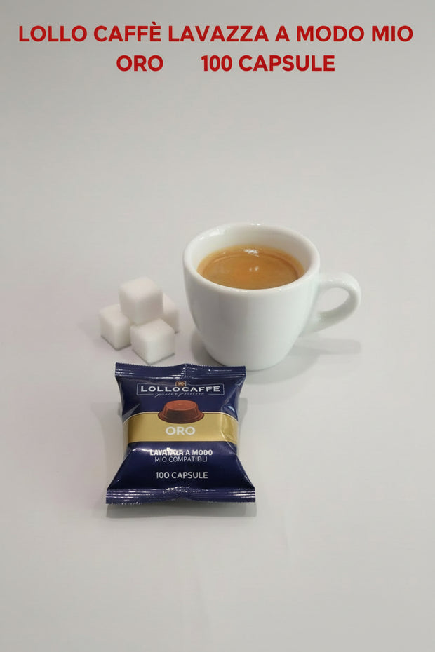 Lollo Caffè Lavazza A Modo Mio Oro 100 - Capsule Caffè & Dolci