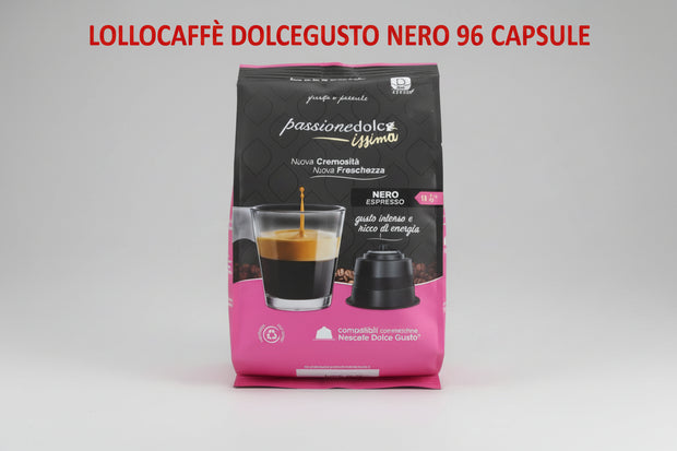Lollo Caffè Dolce Gusto Nero 96 - Capsule Caffè & Dolci