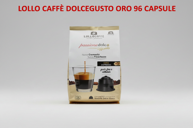 Lollo Caffè Dolce Gusto Oro 96 - Capsule Caffè & Dolci