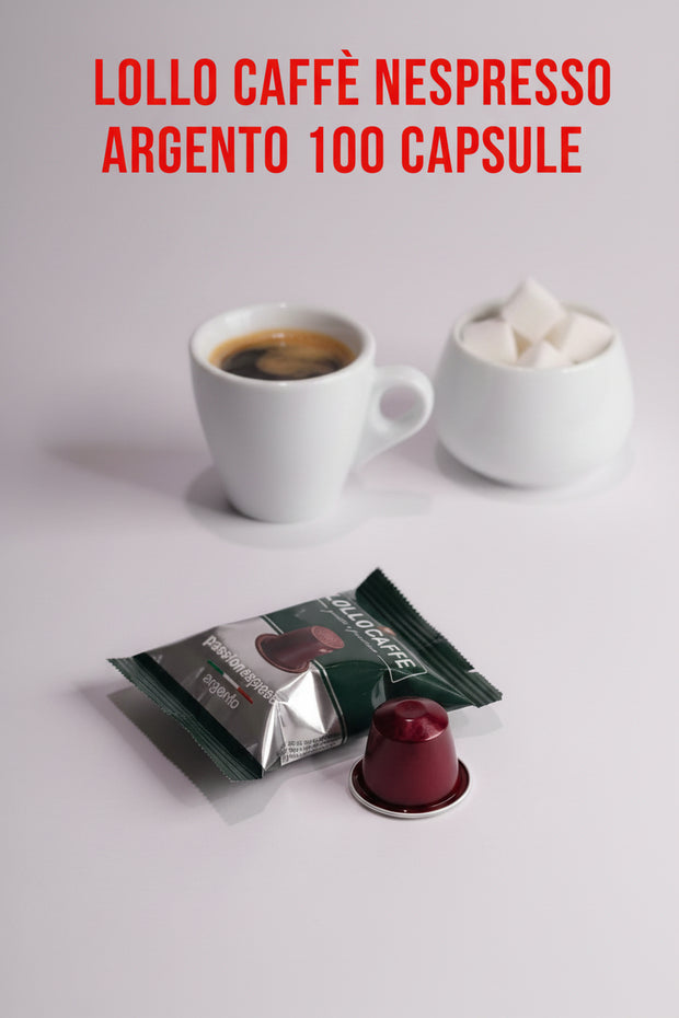 Lollo Caffè Nespresso Argento 100 - Capsule Caffè & Dolci