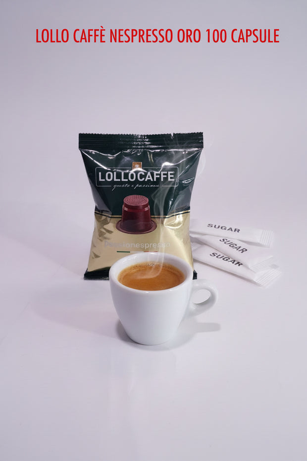 Lollo Caffè Nespresso Oro 100 - Capsule Caffè & Dolci