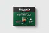 Toraldo Fior Fiore Classica 100 capsule coffee pack from Capsule Caffè & Dolci, featuring coffee capsules in a sleek package.