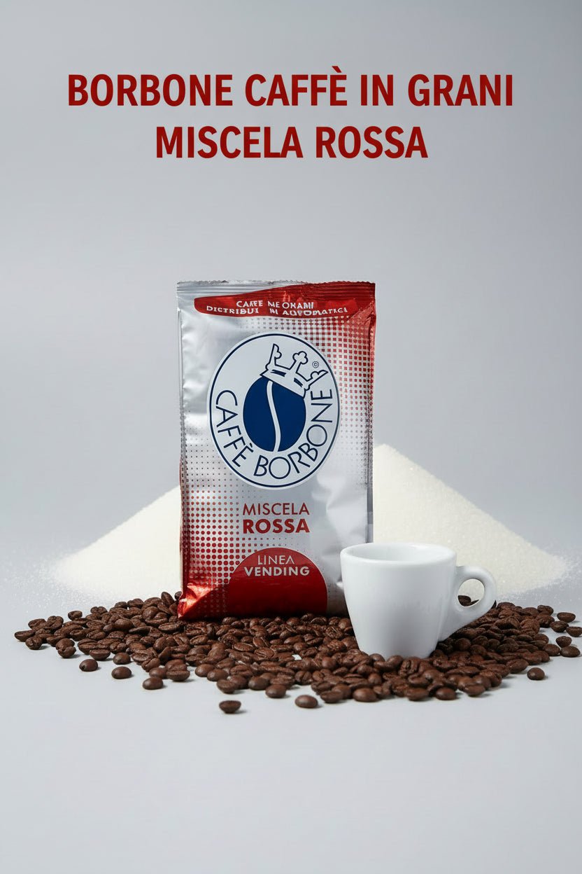 Borbone Caffè in Grani MIscela Rossa Kg.1 - Capsule Caffè & Dolci