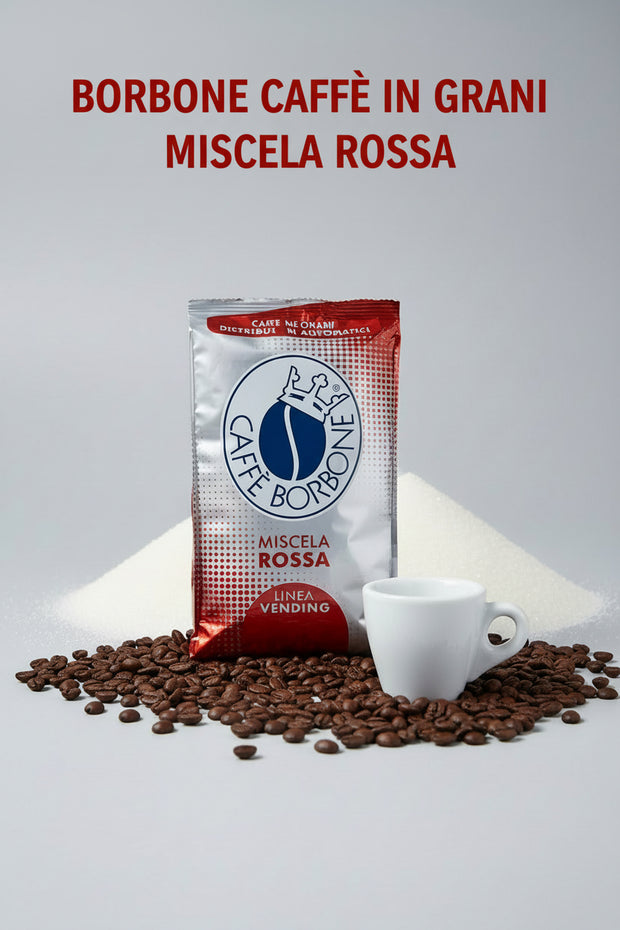 Borbone Caffè in Grani MIscela Rossa Kg.1 - Capsule Caffè & Dolci