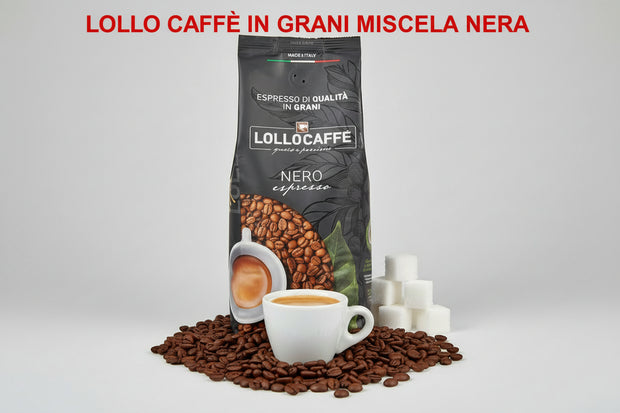 Lollo Caffè in Grani MIscela Nera Kg.1 - Capsule Caffè & Dolci